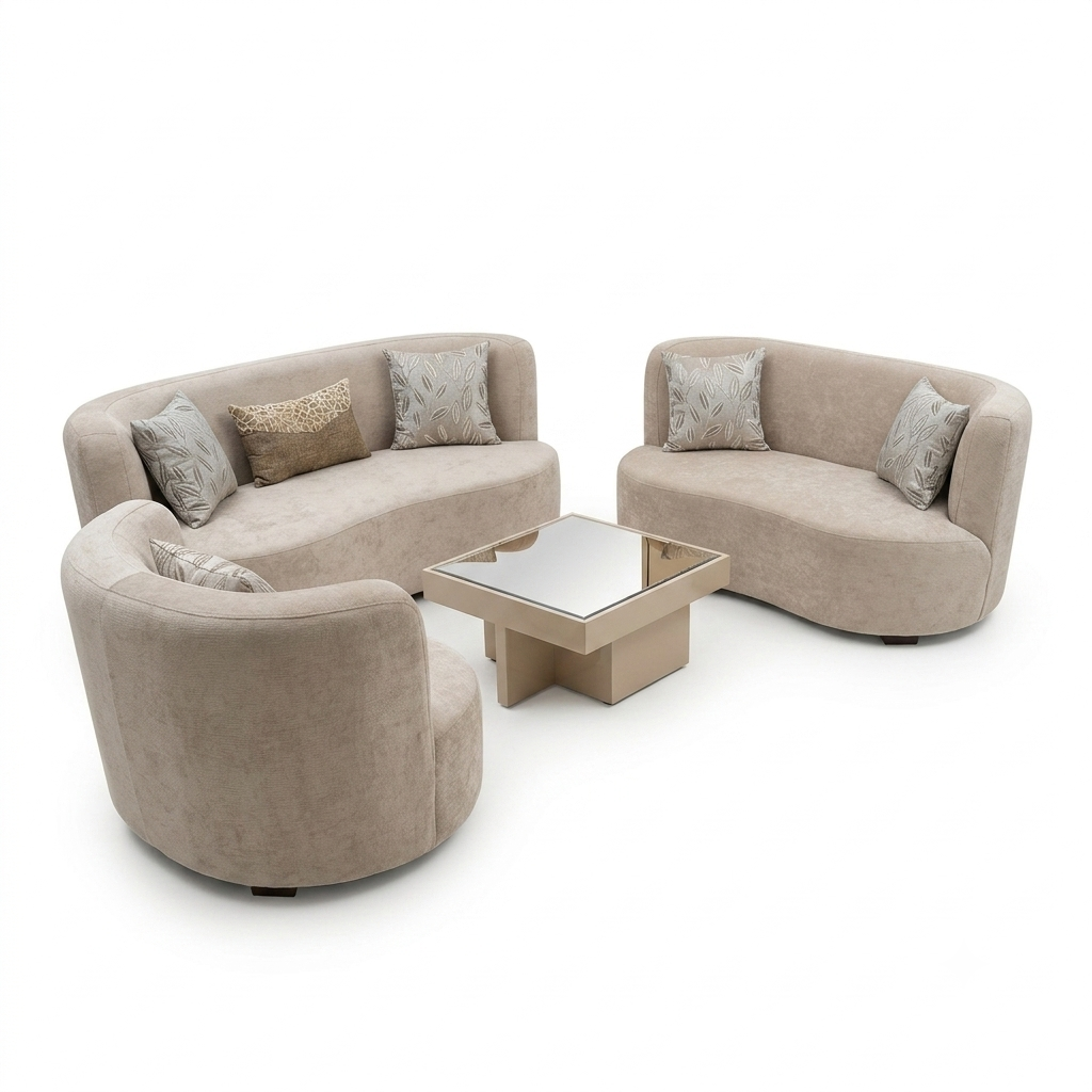 Set de Sala Modular 'Serenity' en Beige