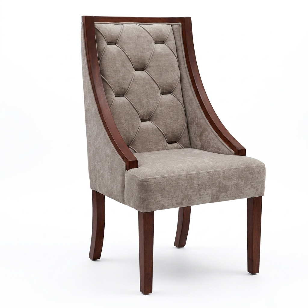 Silla de Comedor Elegance con Respaldo Capitoné