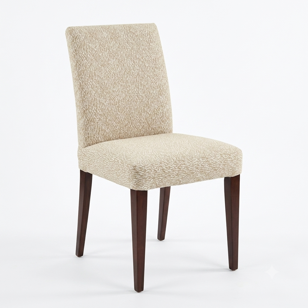 Silla de Comedor Verona Tapizada en Textura Crema